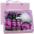 Gift set of cosmetics with grape wine