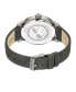 ფოტო #3 პროდუქტის Men's Driscoll Three Hand Date Gray Dark Genuine Leather Strap Watch, 46mm