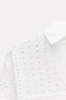 Zw collection embroidered shirt with lace trims