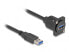 Delock D-Typ USB 5 Gbps Kabel Typ-A Stecker zu Buchse schwarz 20 cm - Cable - Digital