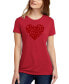 ფოტო #1 პროდუქტის Women's Premium Blend Word Art Just a Small Town Girl T-shirt