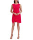 ფოტო #1 პროდუქტის Donna Rico Women's Scuba-Crepe Wrap-Skirt Sheath Dress