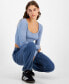 ფოტო #6 პროდუქტის Juniors' High-Rise Slim-Leg Cargo Pants