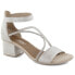 Фото #1 товара Comfortable high-heeled sandals Rieker W RKR689, silver