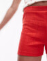 Topshop pointelle knicker short in red Красный, S - EU 36-38 - фото #5