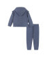 ფოტო #2 პროდუქტის Toddler Boys Toddler/Child Double Peached Colorblocked Sweat Set