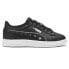 Фото #1 товара Puma Smash 3.0 Dance Party Glitter Logo Lace Up Toddler Girls Black Sneakers C