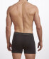 ფოტო #2 პროდუქტის Premium Cotton Men's 2 Pack Boxer Brief Underwear