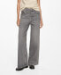 Фото #1 товара Women's Loose Mid-Rise Wide Leg Jeans