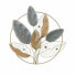 Фото #1 товара Декоративное панно настенное DKD Home Decor Металлическое Многоцветное Современное обрамленное Лист растения (83,8 x 5,7 x 87,6 см)