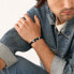 Black leather bracelet for men Heritage JF04202040