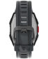 Фото #4 товара Unisex Ironman T300 Digital Black Silicone Strap 42mm Watch