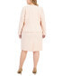 Plus Size Cardigan Jacket & Sheath Dress