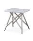 Фото #1 товара Coral Carrara Marble End Table