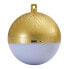 Портативная беспроводная колонка LED Bluetooth-колонка Conceptronic Christmas Ball LED Speaker Золотистый - фото #2