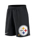 Men's Black Pittsburgh Steelers Stretch Performance Shorts