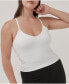 ფოტო #2 პროდუქტის Women's Everyday Shelf Bra Cropped Camisole 3-Pack