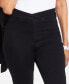 Фото #4 товара Women's High Rise Asymmetrical Waist Pull-On Jeans, Created for Macy's