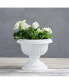 Grecian Urn Planter White 12 inch