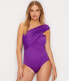 Фото #1 товара Magicsuit 266233 Women's Amethyst Solid Goddess One-Piece Swimsuits Size 14