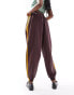 adidas Originals 80s track pant in shadow brown