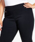 Фото #5 товара Plus Size Tummy-Control Pull-On Skinny Pants, Created for Macy's