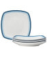 Фото #1 товара Colorscapes Layers Square Dinner Plate Set/4, 10.75"