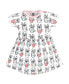 ფოტო #3 პროდუქტის Toddler Girls Cotton Dresses 2pck, Bonjour