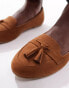 New Look tassel loafer in tan