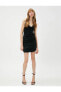 Фото #3 товара Вечернее платье Koton Mini с блестками и драпировкой