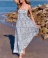 Women's Geo Print Halterneck Maxi Beach Dress