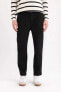 Erkek Siyah Kanvas Pantolon - C1289AX/BK27