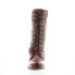 Фото #6 товара Bed Stu Shelby F378103 Womens Brown Leather Lace Up Casual Dress Boots