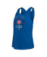 Фото #3 товара Women's Royal Chicago Cubs Open Back Tank Top