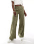 Фото #1 товара ASOS DESIGN relaxed dad trouser with 5 pocket detail in khaki