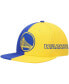 Фото #1 товара Men's Royal and Gold Golden State Warriors Team Half and Half Snapback Hat