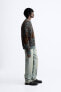 Фото #4 товара Жаккардовый свитер с абстрактным узором ZARA