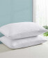 2-Pack Medium Soft Goose Down and Feather Gusseted Pillow, Standard