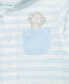 ფოტო #5 პროდუქტის Baby Boys Cuddles Cotton Hooded Cardigan & Footed Pants, 2 Piece Set