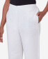 Women's Charleston Textured Pocketed Zig Zag Capri Pants