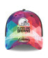 Фото #2 товара Men's and Women's Multicolor, Black Cleveland Browns 2023 NFL Crucial Catch 39THIRTY Flex Hat