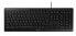 Cherry STREAM KEYBOARD Corded Keyboard - Black - USB (QWERTY - UK) - Full-size (100%) - USB - Membrane - QWERTY - Black