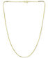 Square Snake Link 18" Chain Necklace in 18k Gold-Plated Sterling Silver, Created for Macy's