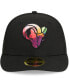 ფოტო #2 პროდუქტის Men's Black Los Angeles Rams 2023 NFL Crucial Catch Low Profile 59FIFTY Fitted Hat