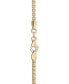 Фото #2 товара Italian Gold textured Box Link 22" Chain Necklace in 14k Gold