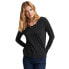 Фото #1 товара SUPERDRY Studios L/S Pocket V Neck Top long sleeve T-shirt