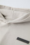 Interlock plush hoodie and bermuda shorts co-ord