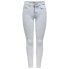 Фото #3 товара ONLY Blush Life Mid Waist Skinny Raw Ankle jeans