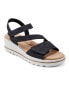 Фото #7 товара Women's Shirley Open Toe Strappy Casual Wedge Sandals