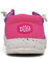 Фото #3 товара Toddler Girls Wendy Stretch Mesh Casual Moccasin Sneakers from Finish Line